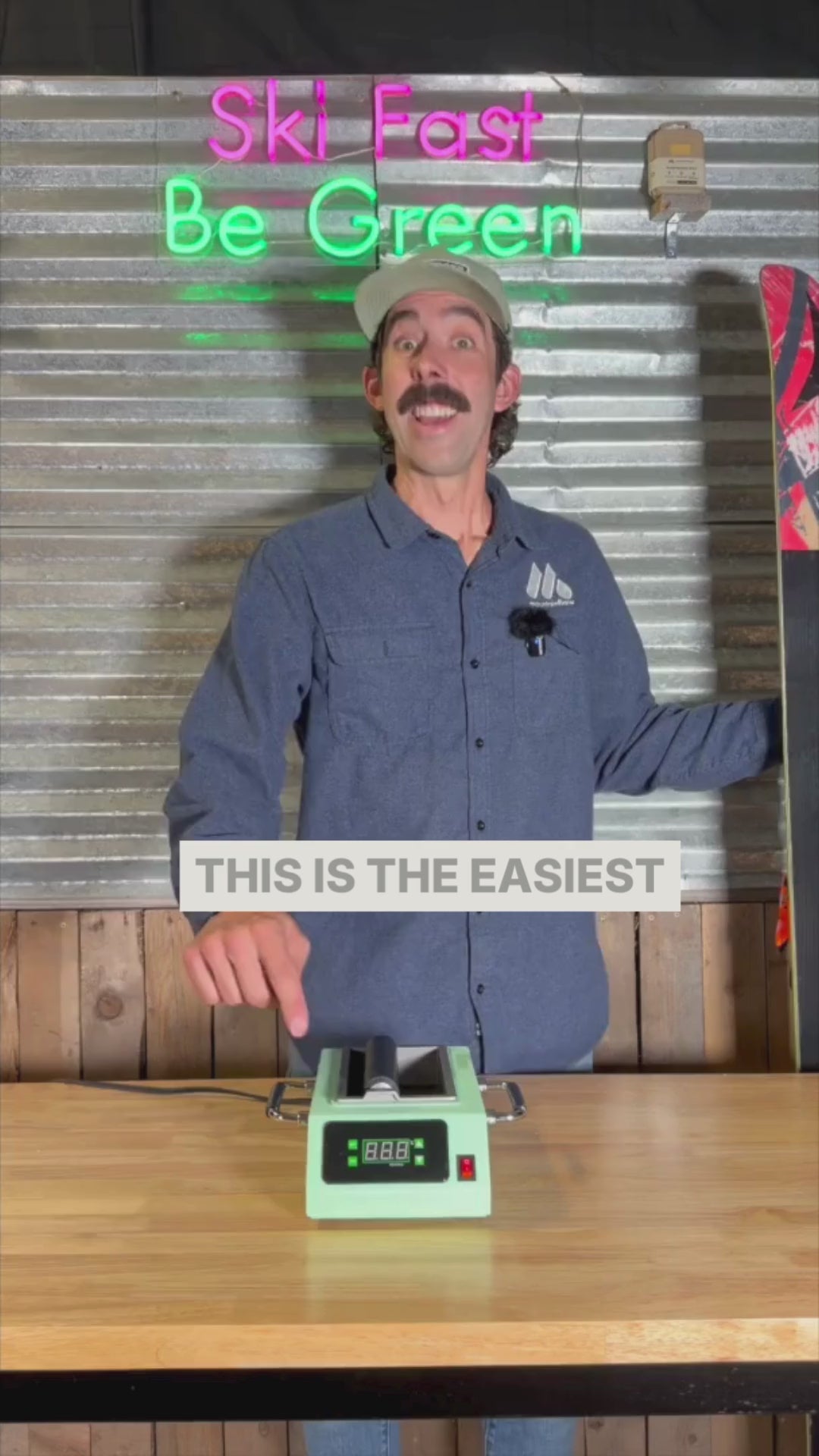 Load video: Ski Wax Roller Machine